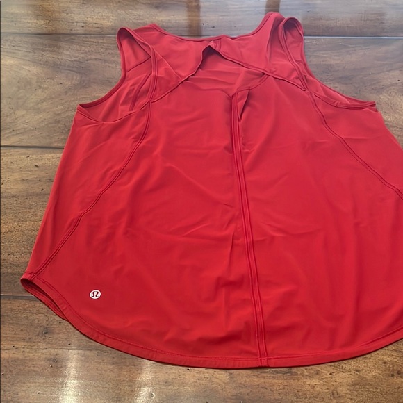 Lululemon Athletica Red Sleeveless Tank Top - Picture 2 of 5